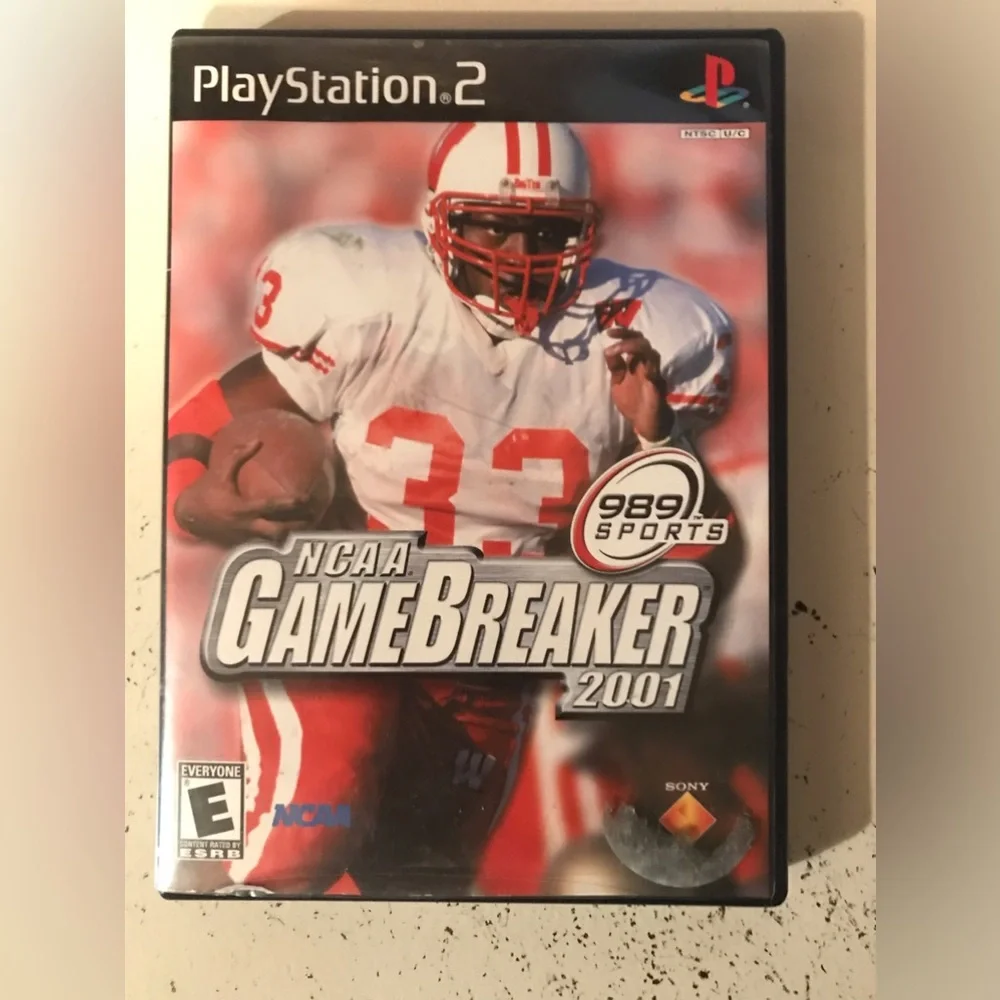 NCAA GameBreaker 2001 Football PS2 Vintage Game 989 Sports. CIB Ships Fast